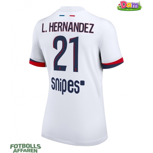Paris Saint-Germain Lucas Hernandez #21 Bortatröja Kvinnor 2025-26 Kortärmad